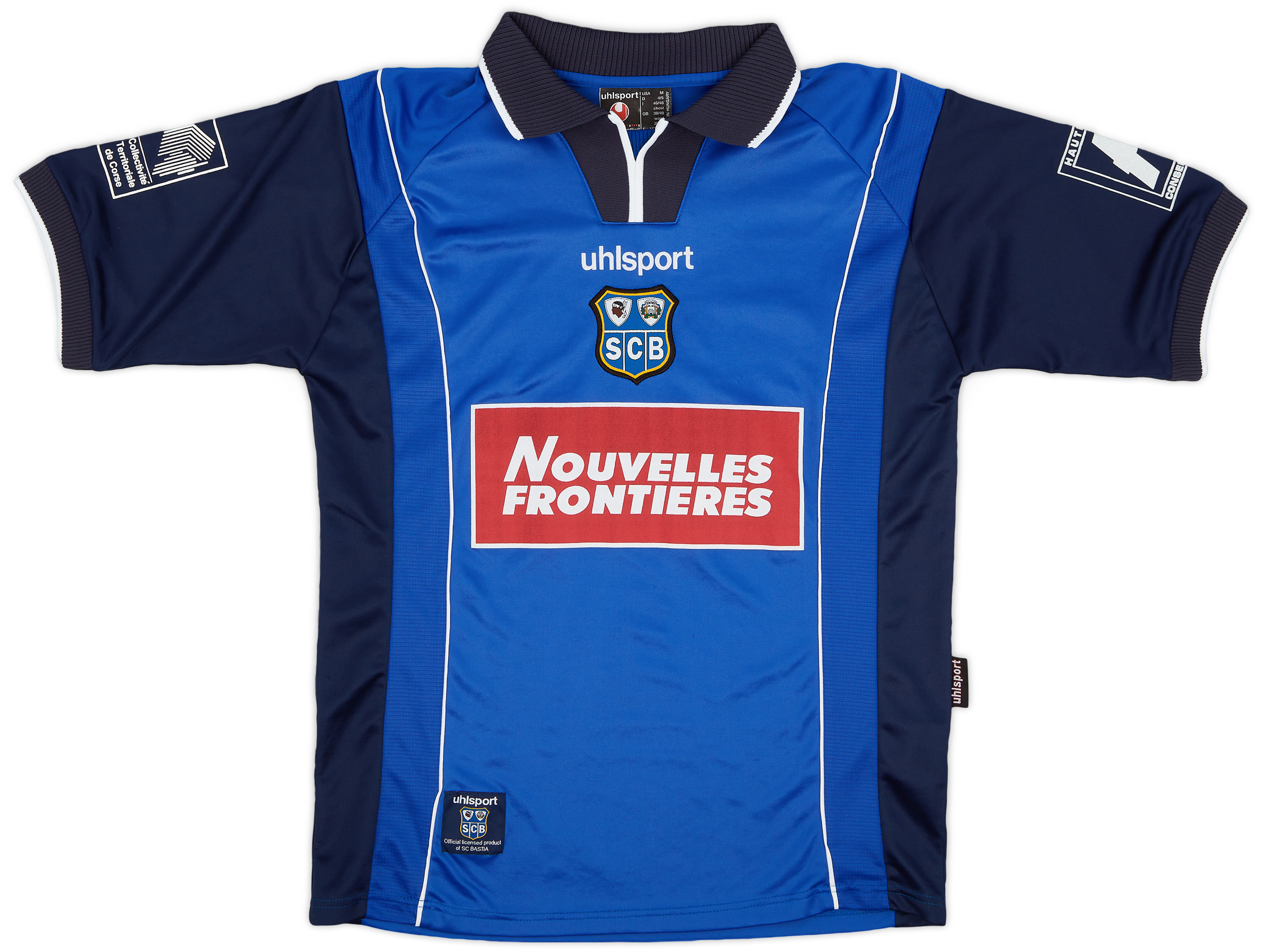 2000-01 SC Bastia Home Shirt - 9/10 - ()