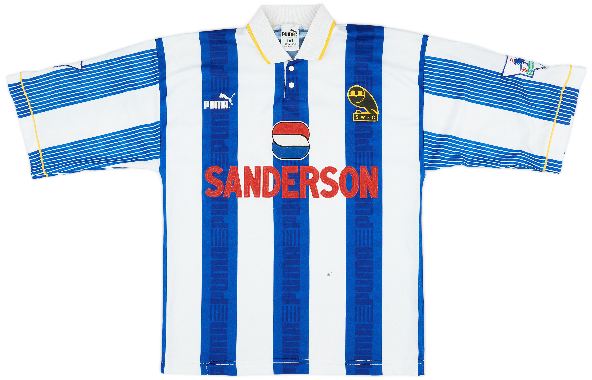 1993-95 Sheffield Wednesday Home Shirt - 8/10 - ()