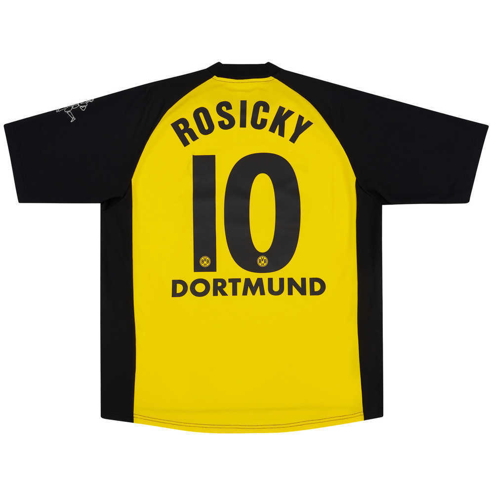 2001-02 Dortmund Home Shirt Rosicky #10 (Excellent) XXL