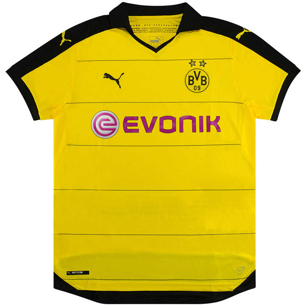 2015-16 Dortmund Home Shirt (Good) S