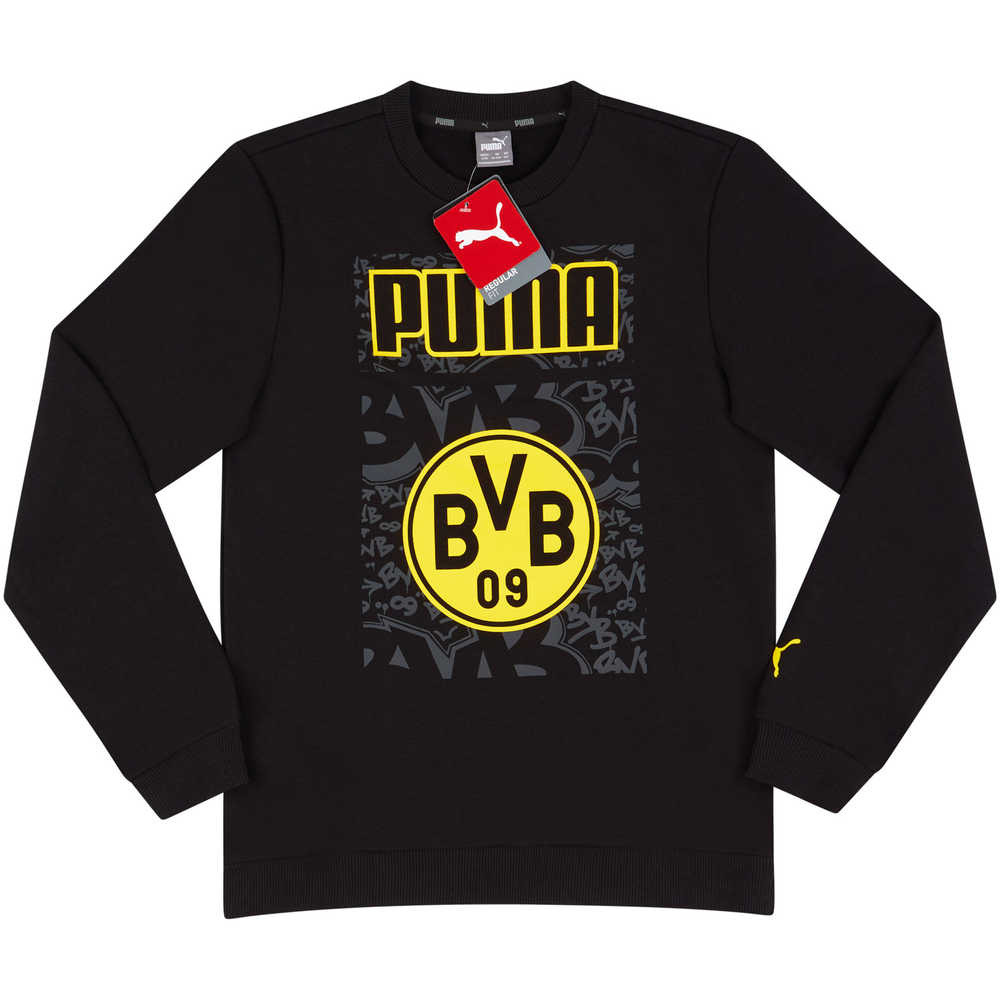 2020-21 Dortmund Puma Graphic Sweat Top *BNIB* BOYS
