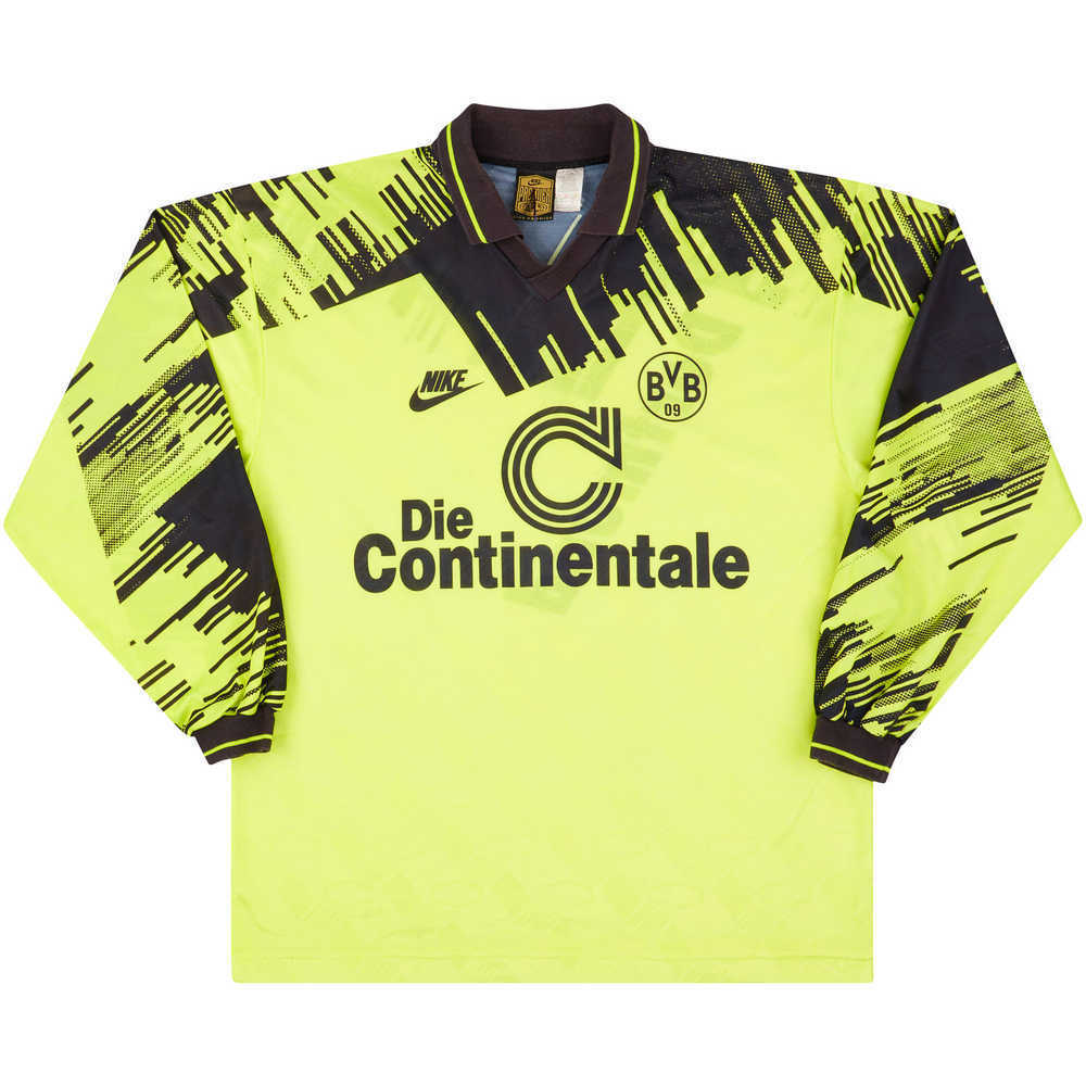 1993-94 Dortmund Home L/S Shirt (Excellent) XL