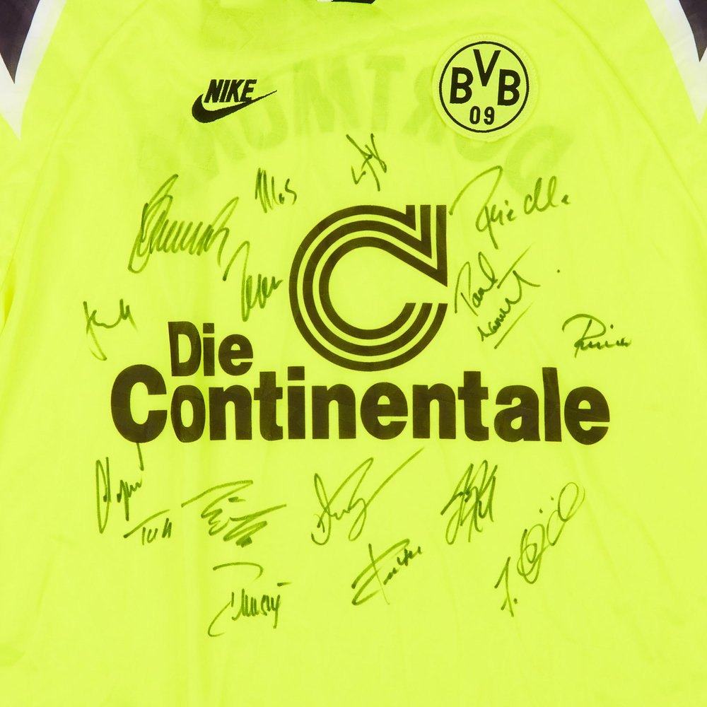 1995-96 Dortmund Signed Home L/S Shirt *w/Tags* XL