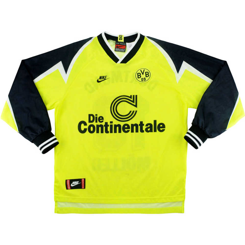1995-96 Dortmund Home L/S Shirt (Excellent) XL