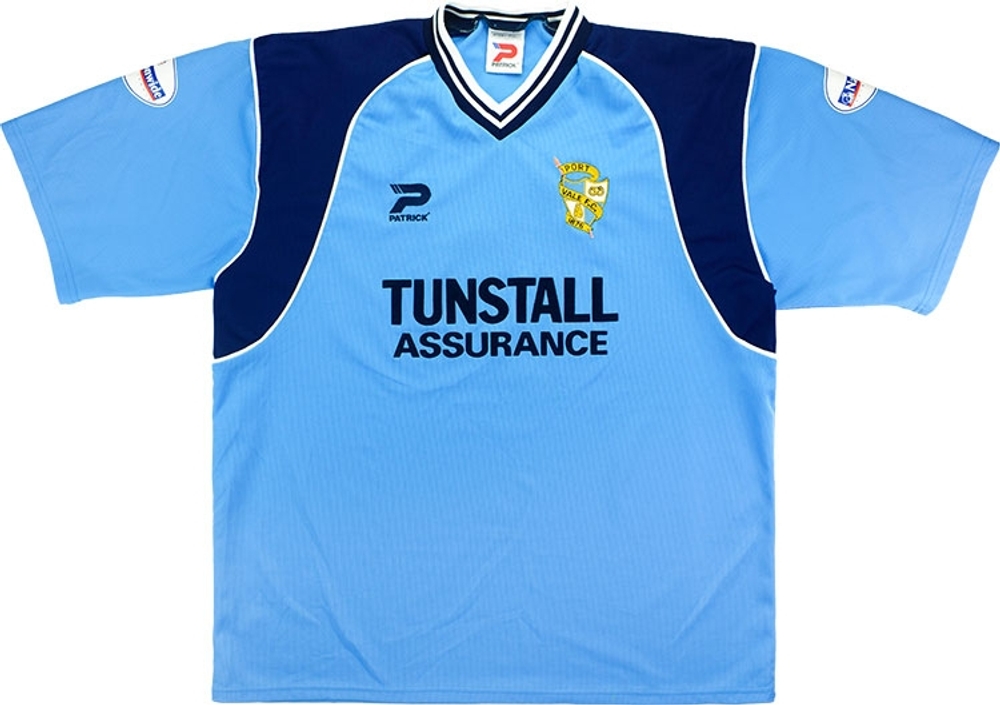 2002-03 Port Vale Match Issue Away Shirt Brisco #7