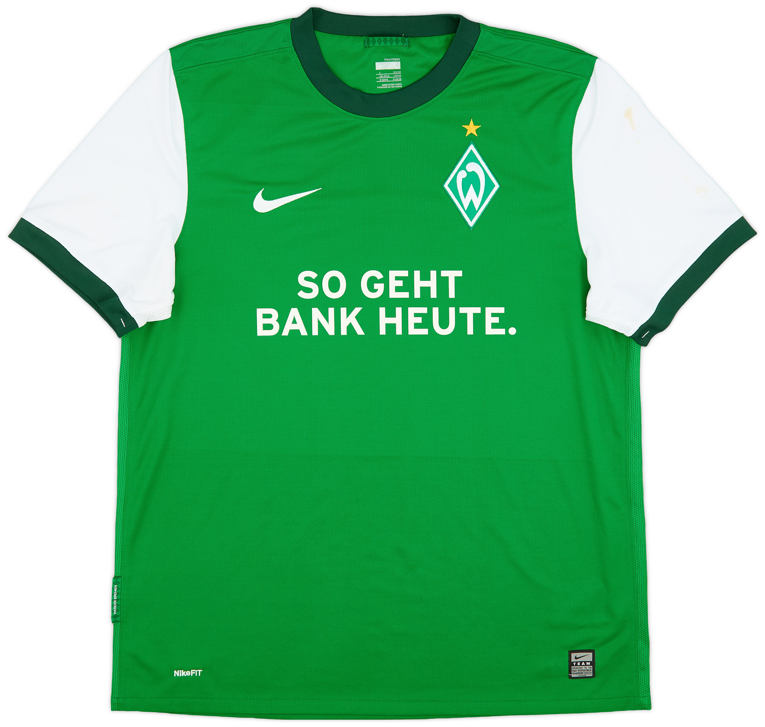 2009-10 Werder Bremen Home Shirt - 9/10 - ()
