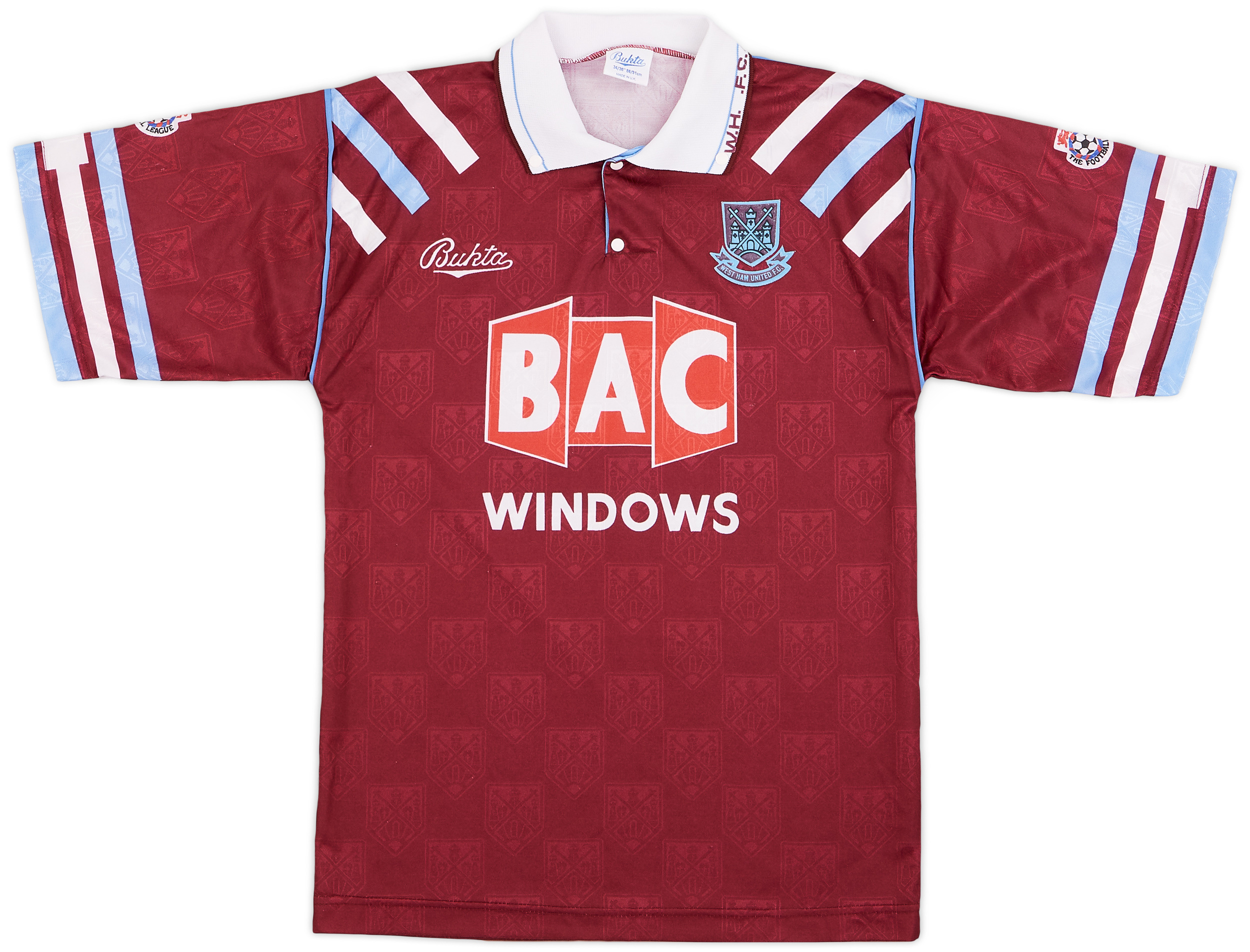 1991-92 West Ham United Home Shirt - 9/10 - ()