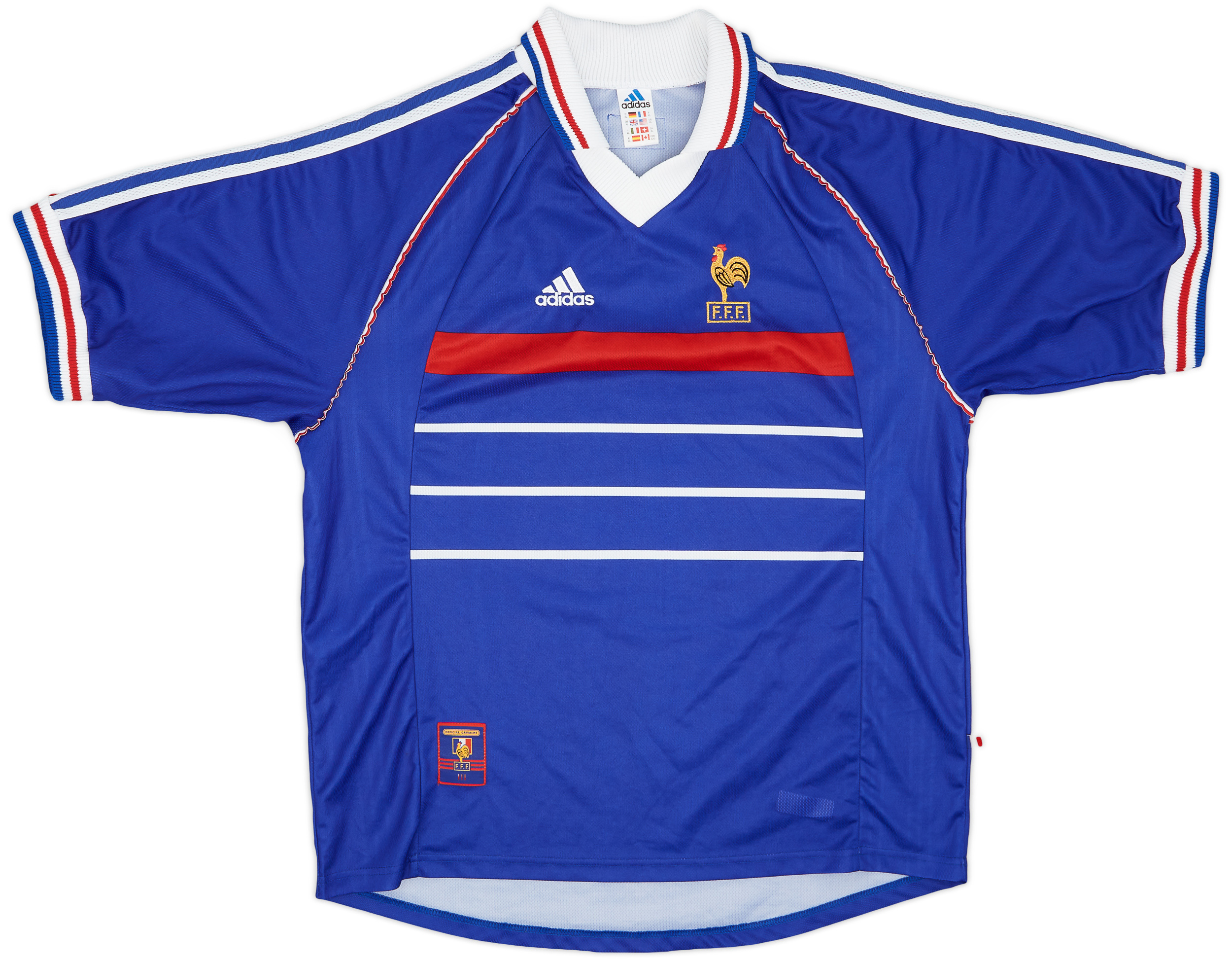 1998-00 France Home Shirt - 9/10 - ()