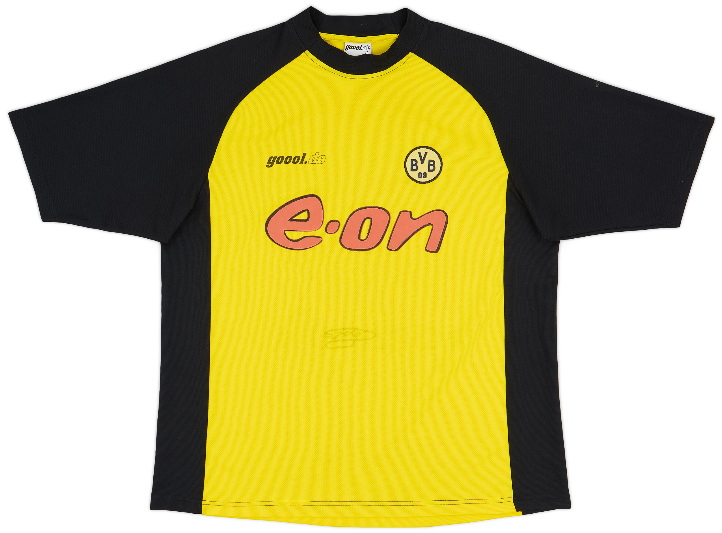 2001-02 Borussia Dortmund Signed Home Shirt - 7/10 - ()