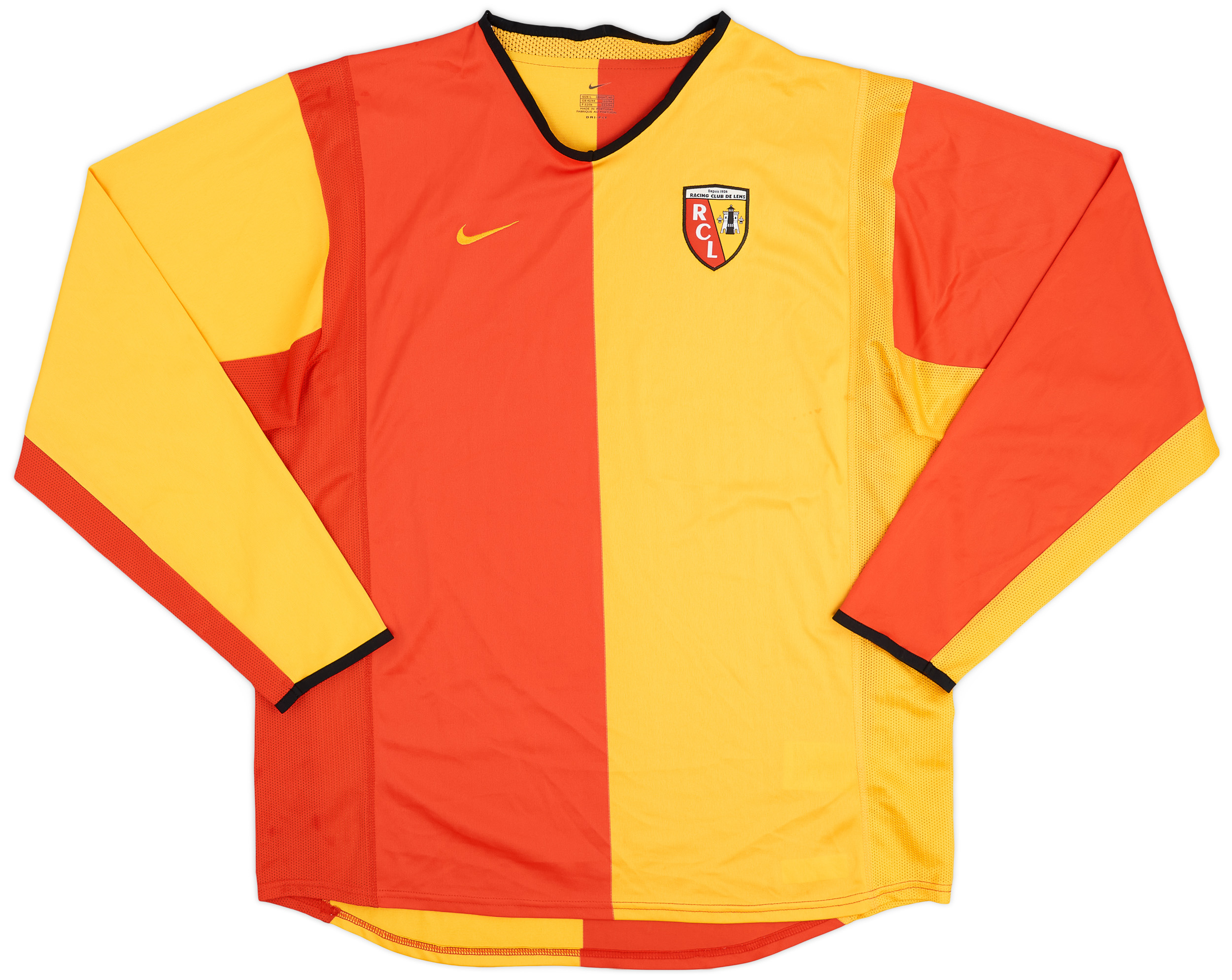 2001-02 RC Lens Player Issue Home Shirt - 9/10 - ()