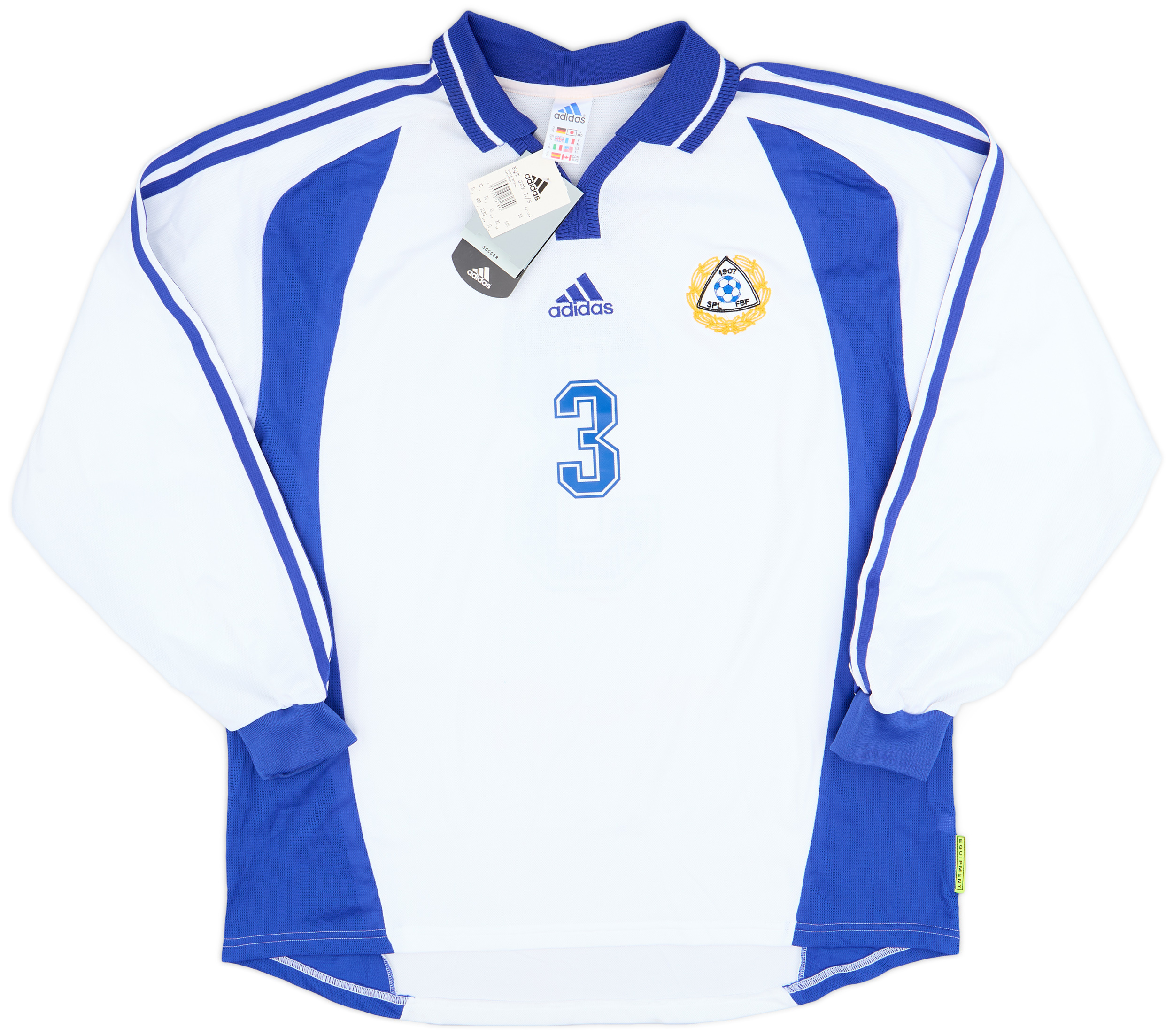 2000-02 Finland Player Issue Home Shirt #3 ()