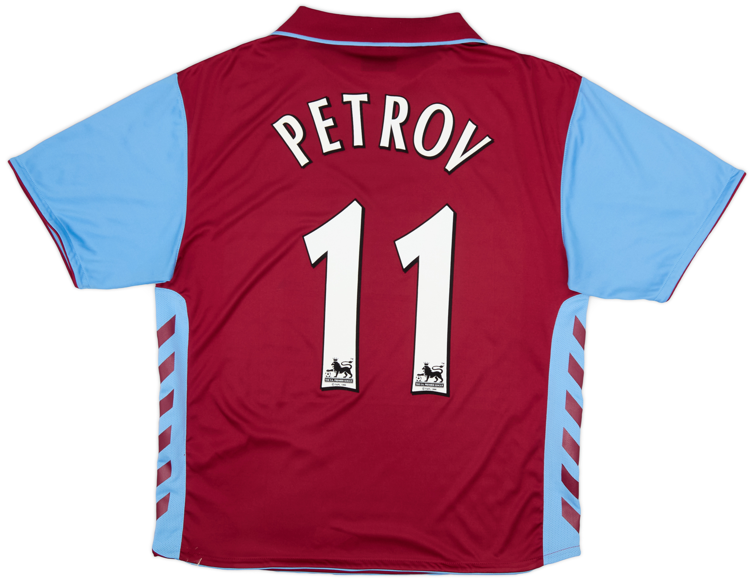 2006-07 Aston Villa Home Shirt Petrov 11 - 8/10 - ()