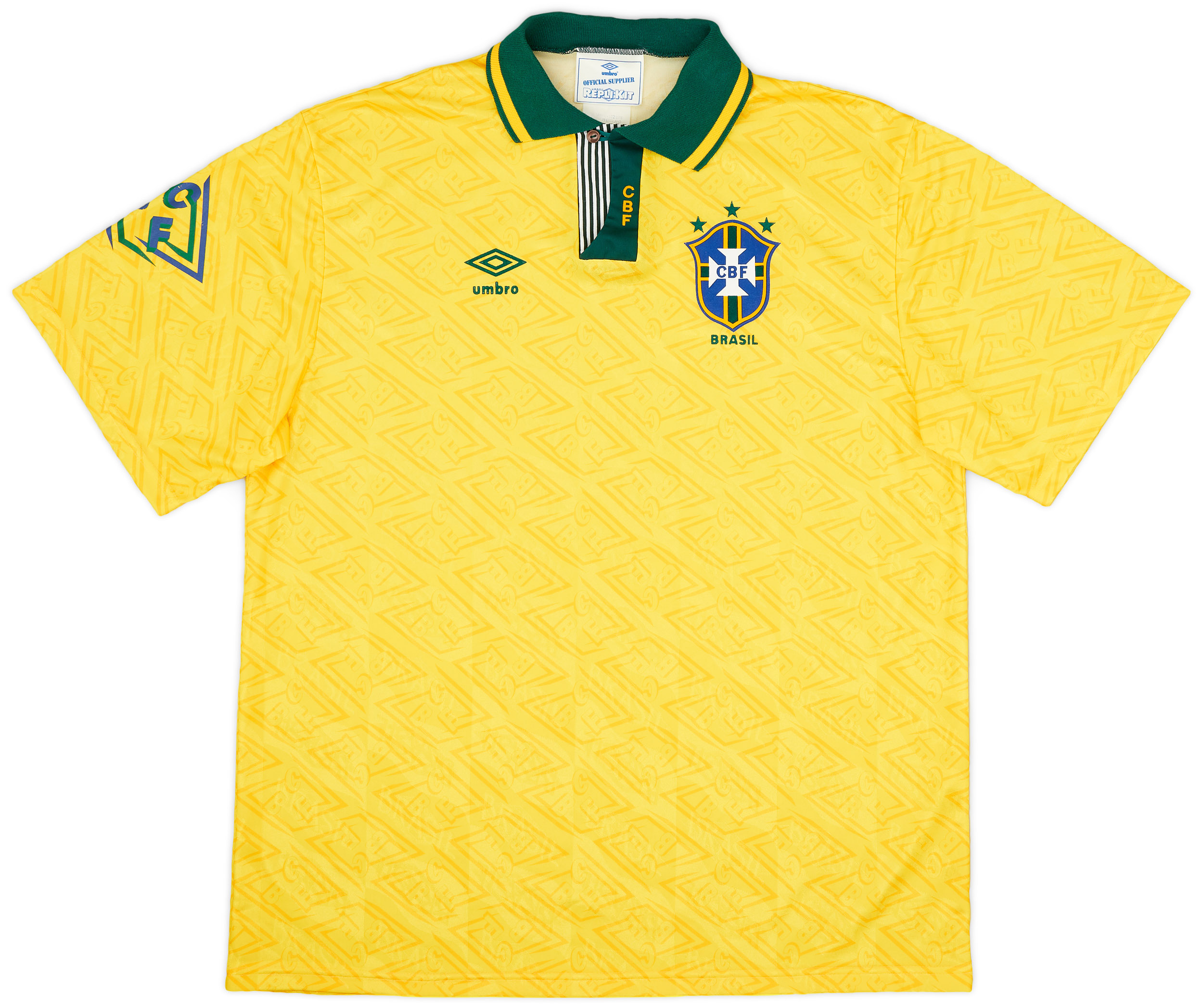 1991-93 Brazil Home Shirt - 9/10 - ()