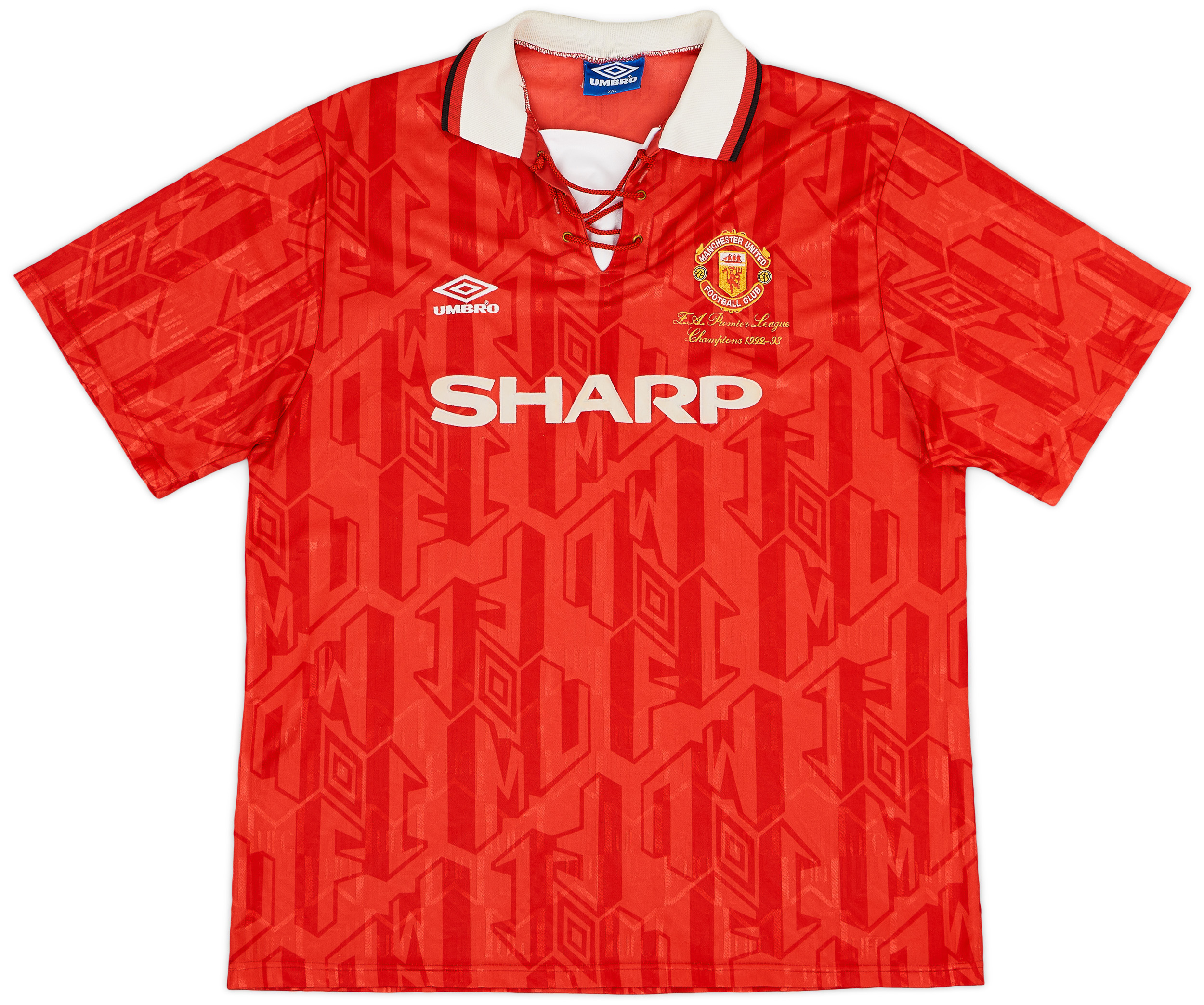 1992-94 Manchester United 'Champions' Home Shirt - 8/10 - ()