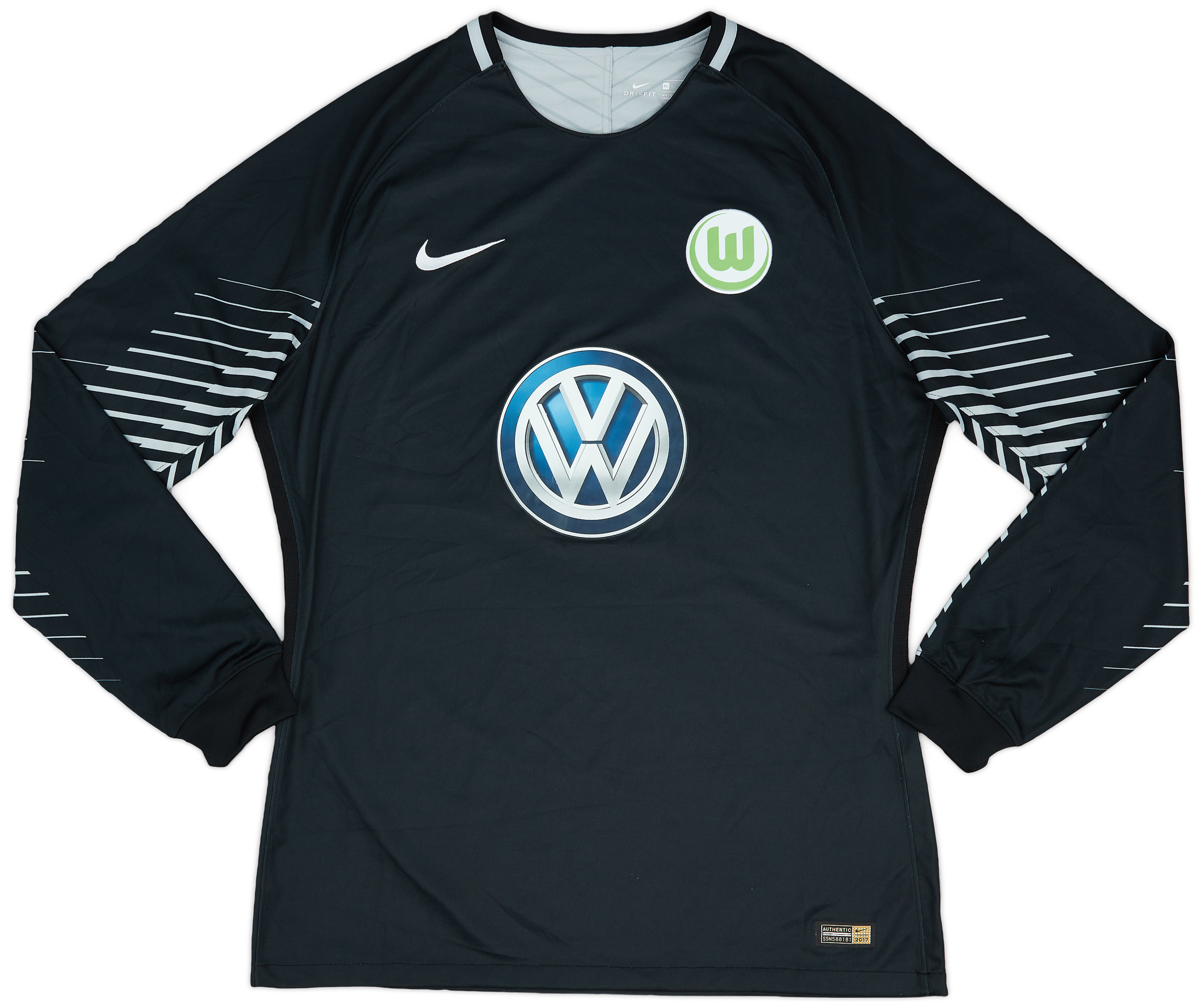 2017-18 Wolfsburg Player Issue GK Shirt - 9/10 - ()