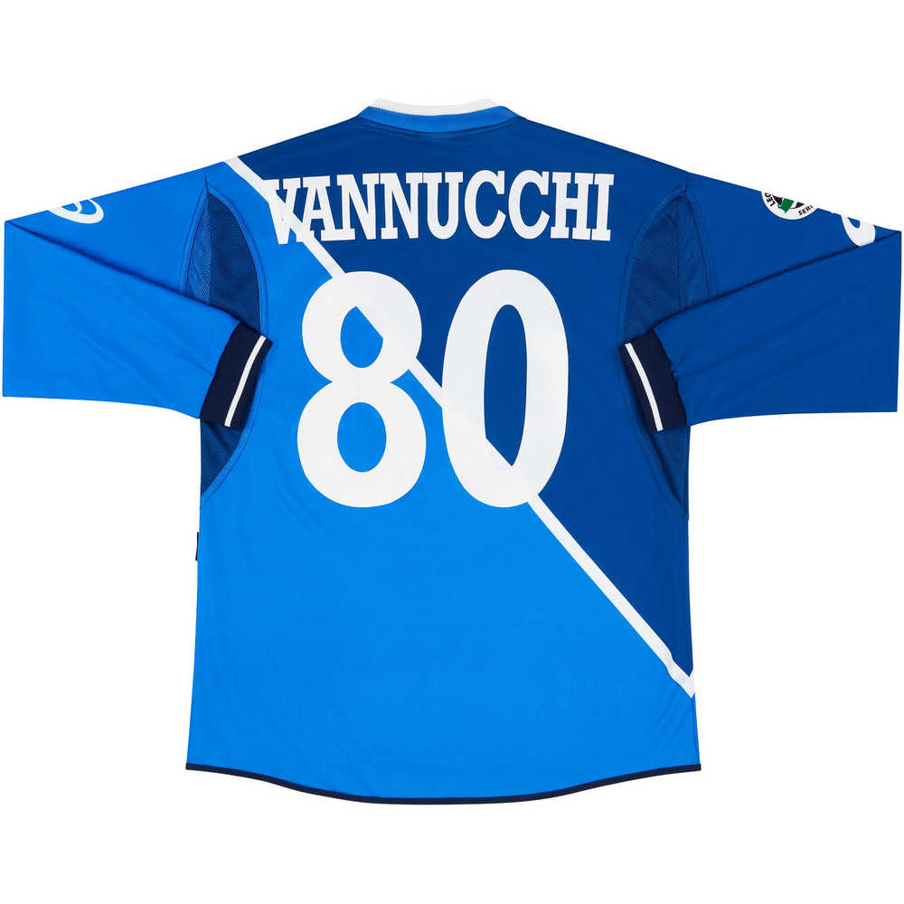 2004-05 Empoli Match Issue Home L/S Shirt Vannuchi #80