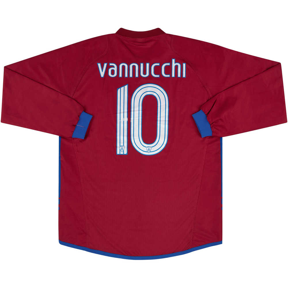2007-08 Empoli Match Issue Third L/S Shirt Vannuchi #10