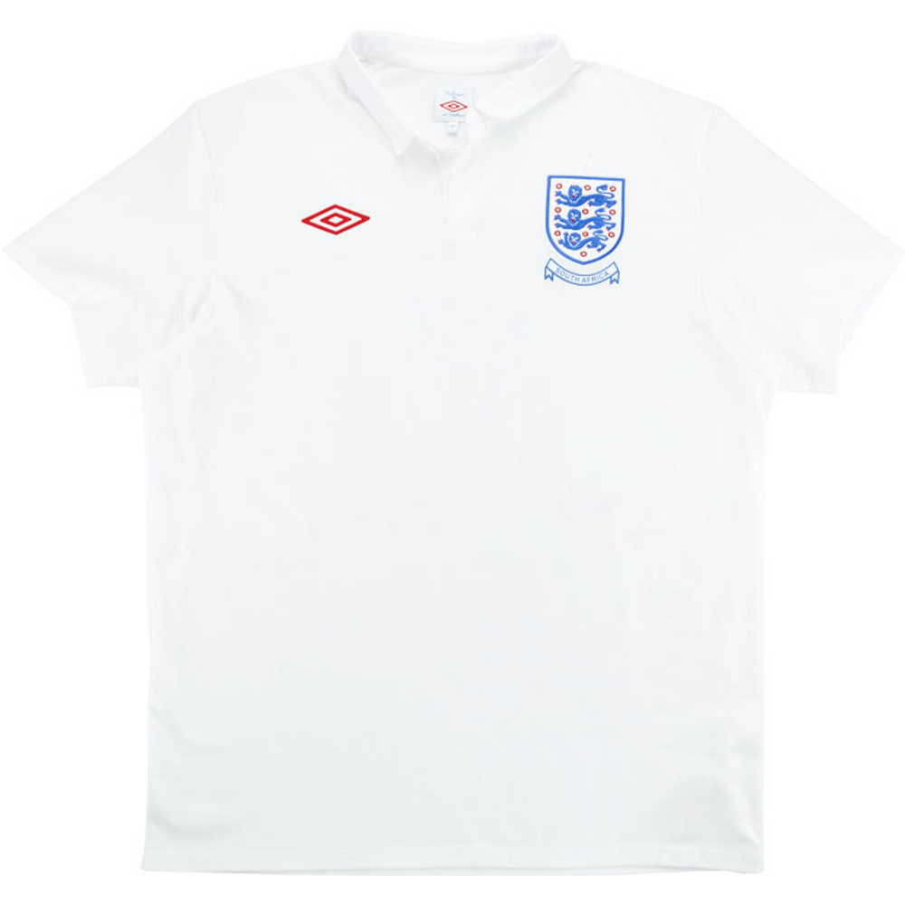 2009-10 England Home South Africa Shirt (Excellent) XXL