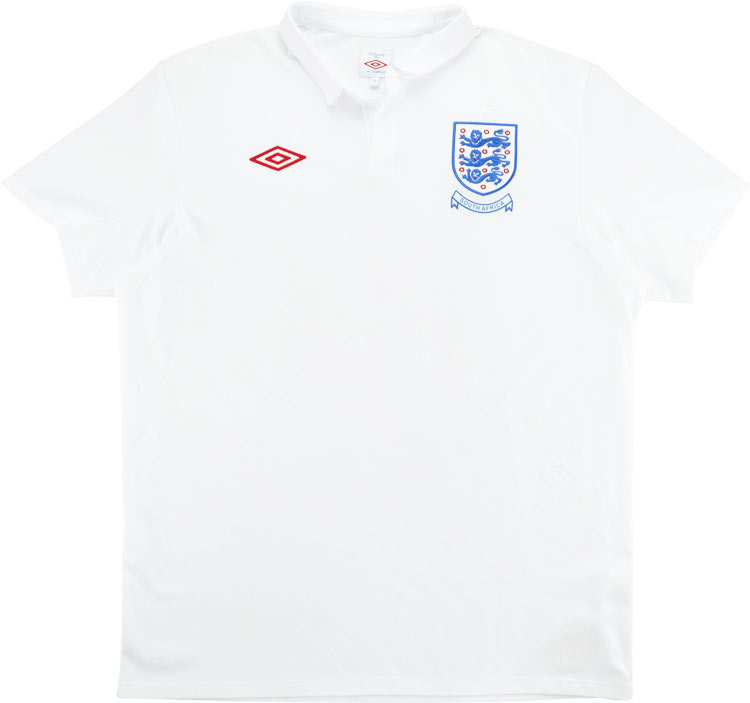 2009-10 England Home South Africa Shirt