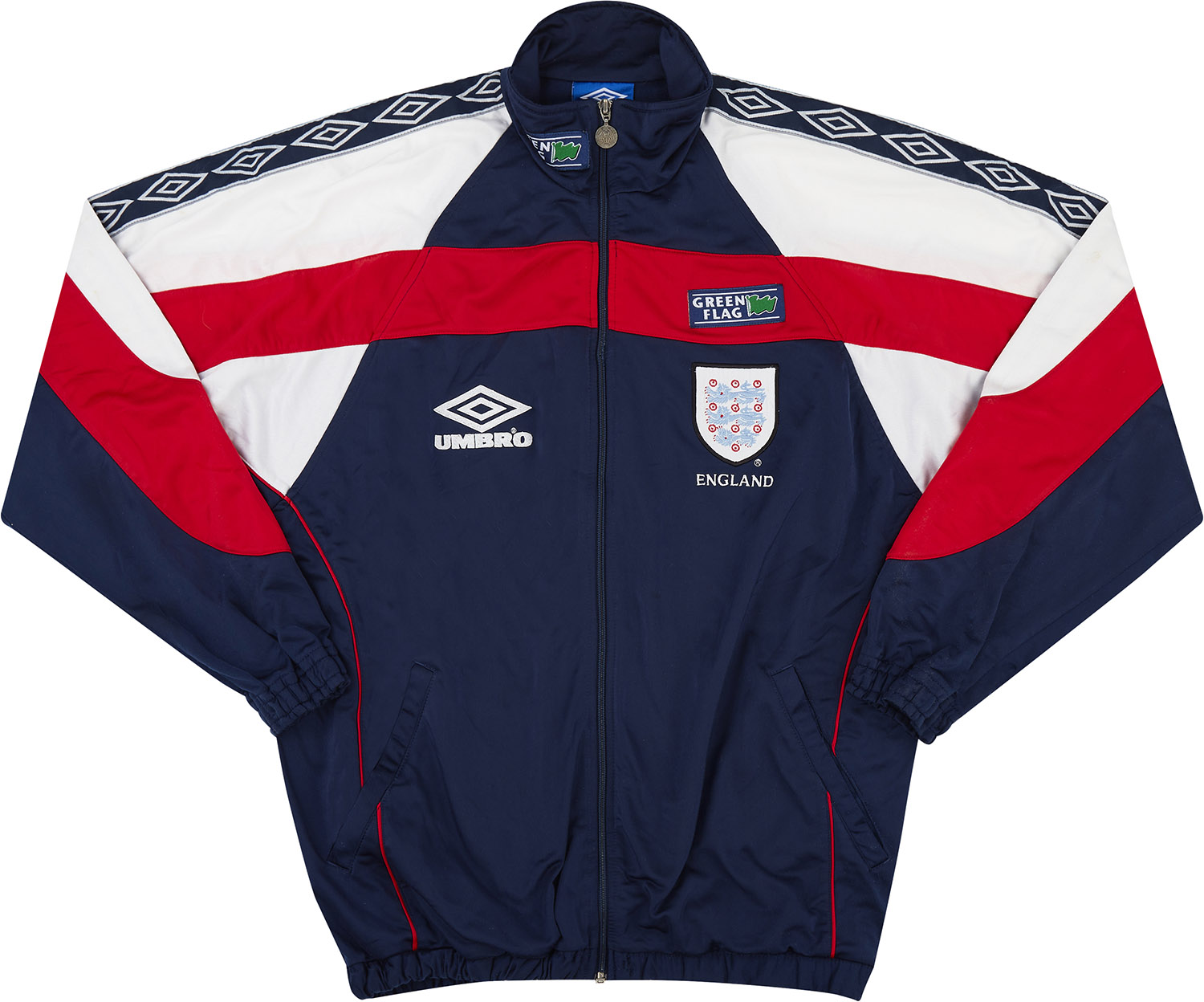 1998-00 England Umbro Track Jacket (Excellent) XL
