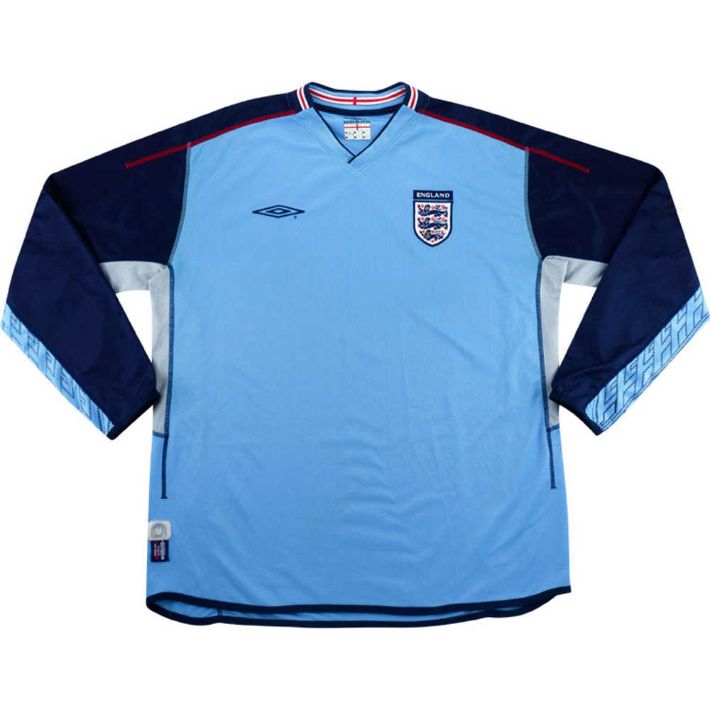 2002-03 England GK Shirt (Very Good) S
