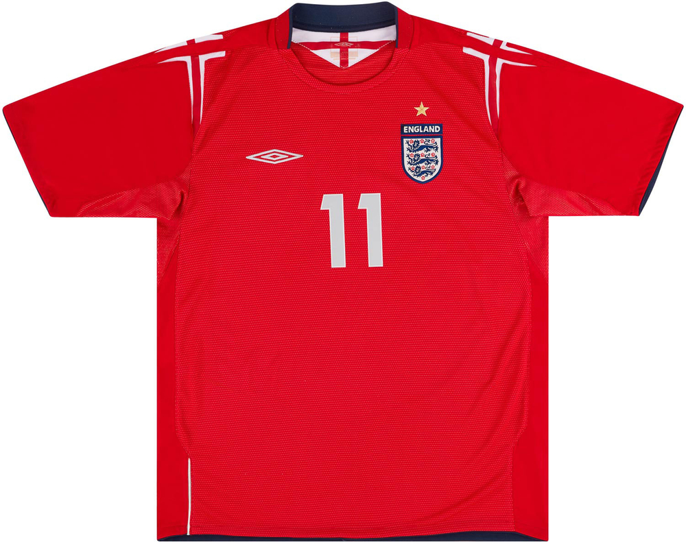 2004-06 England Away Shirt Lampard #11 (Very Good) XL-2001-Present Names & Numbers Names & Numbers Legends Euro 2020 English Legends Premier League Legends Euro 2020 - Classic Euros New Products