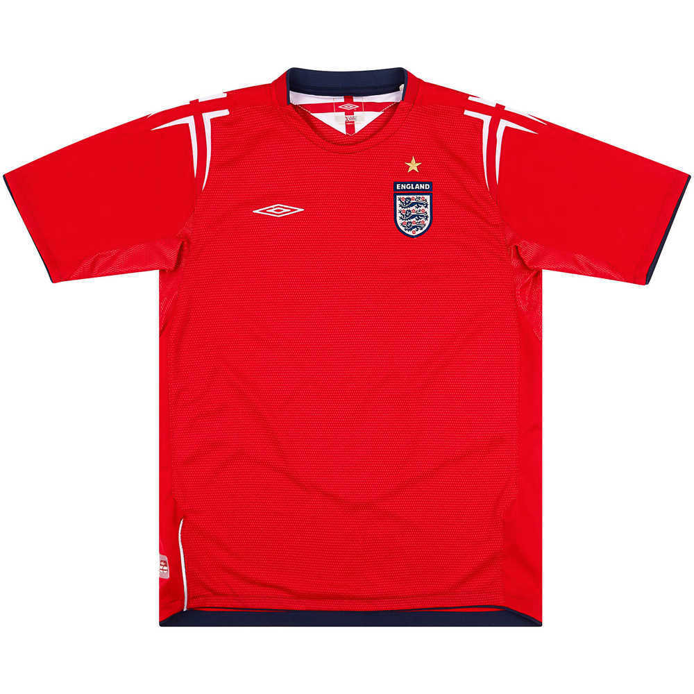 2004-06 England Away Shirt (Excellent) XL.Boys
