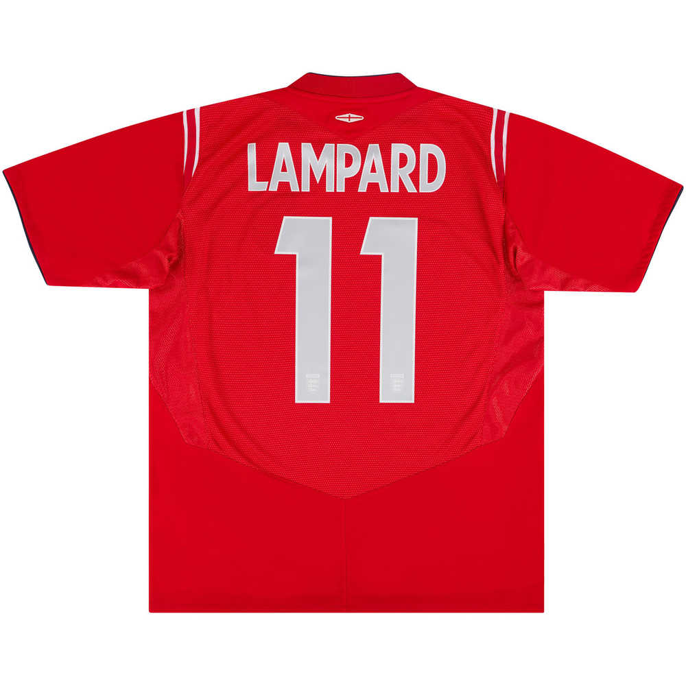 2004-06 England Away Shirt Lampard #11 (Very Good) XL