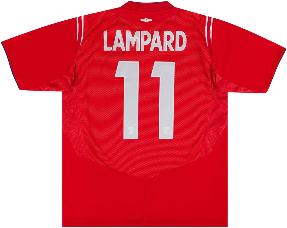 2004-06 England Away Shirt Lampard #11 (Excellent) XL-2001-Present Names & Numbers Names & Numbers Legends Euro 2020 Euro 2020 - Classic Euros