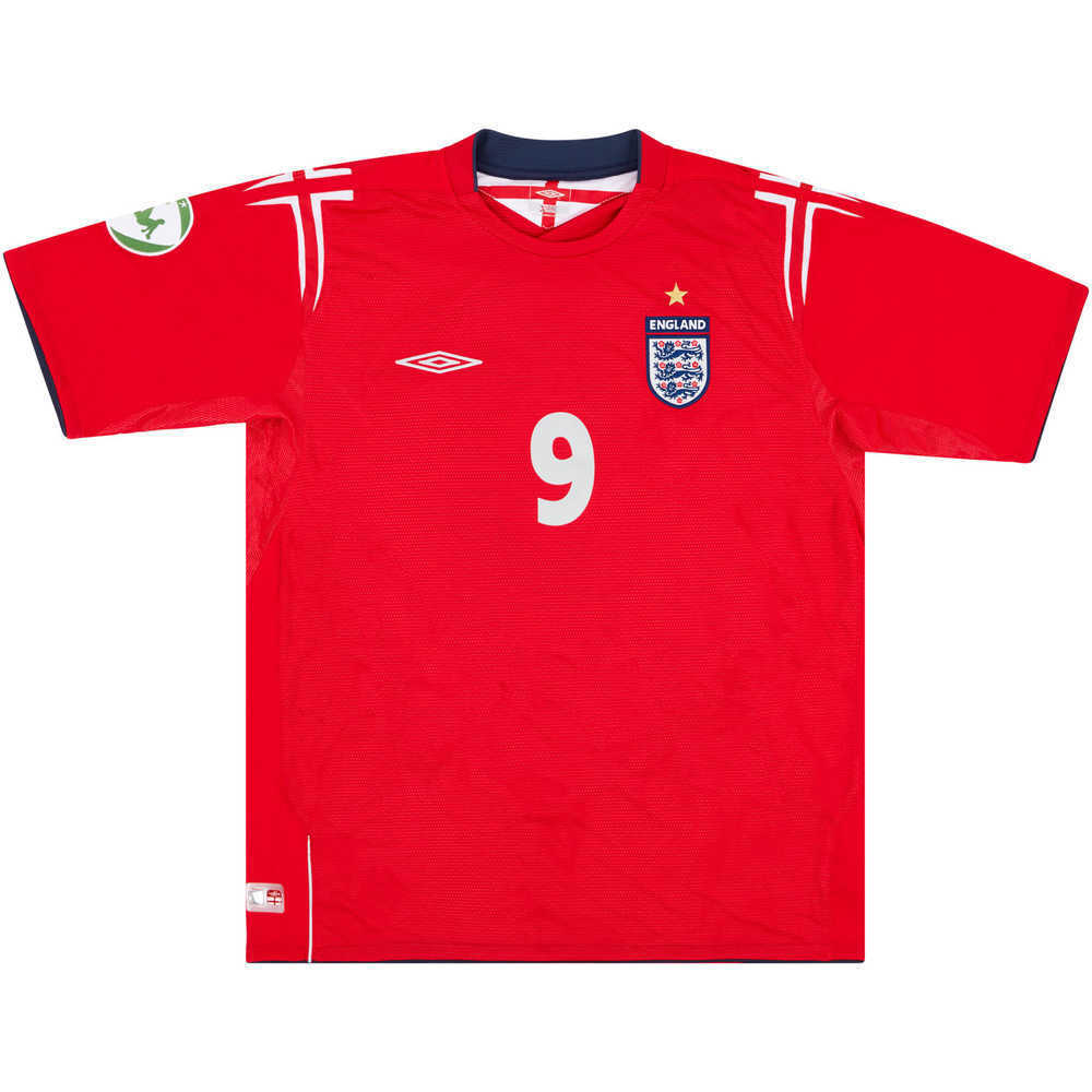 2005 England U-19 Match Issue  European Championship Away Shirt #9 (Fryatt)