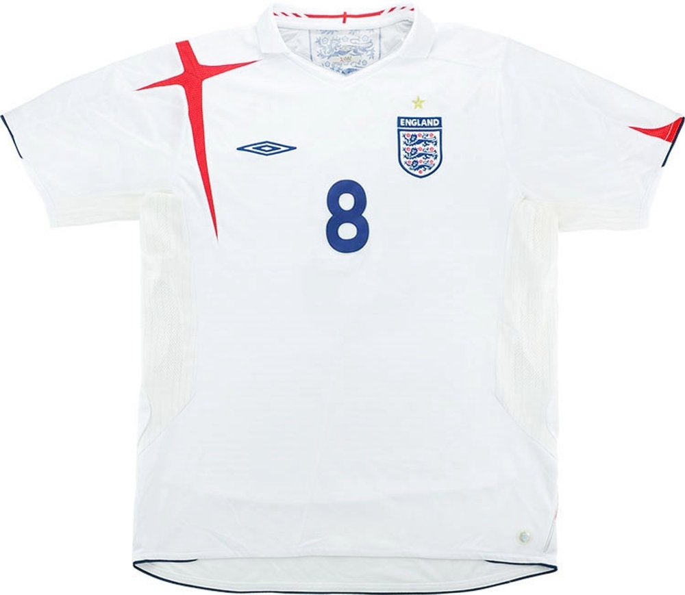 2005-07 England Home Shirt Lampard #8 (Very Good) XXL-2001-Present Names & Numbers Names & Numbers Germany 2006 Legends