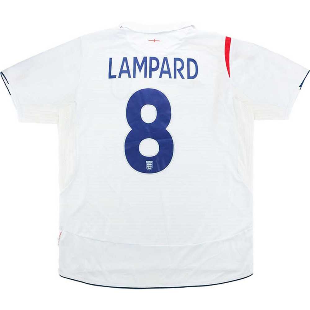 2005-07 England Home Shirt Lampard #8 (Very Good) XXL