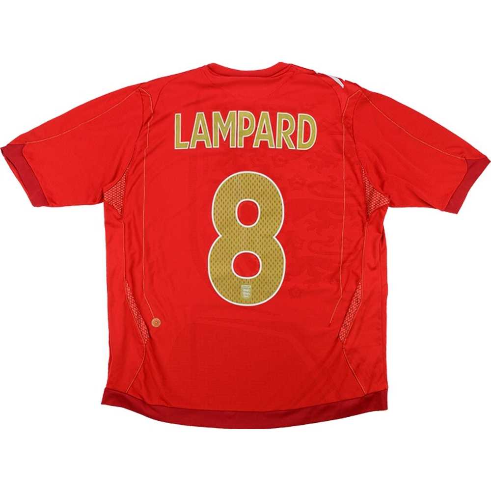 2006-08 England Away Shirt Lampard #8 (Very Good) XXL