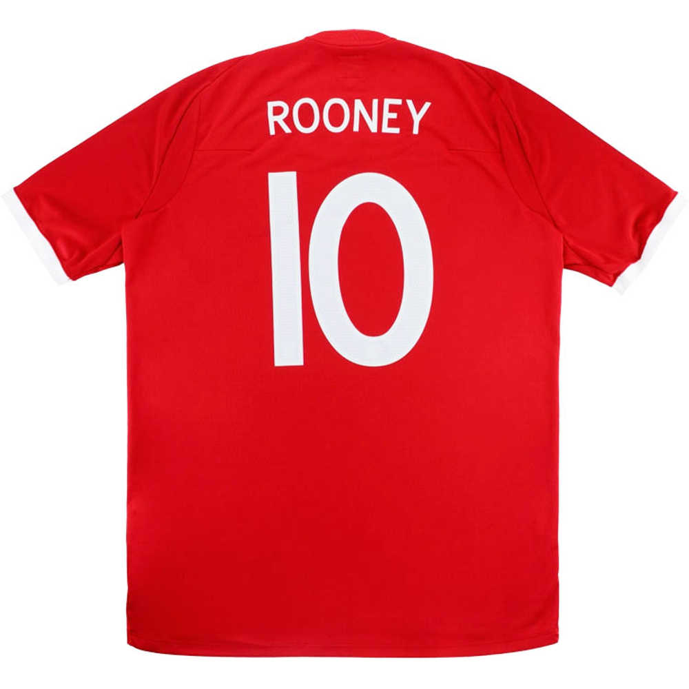 2010-11 England Away Shirt Rooney #10 (Excellent) XL