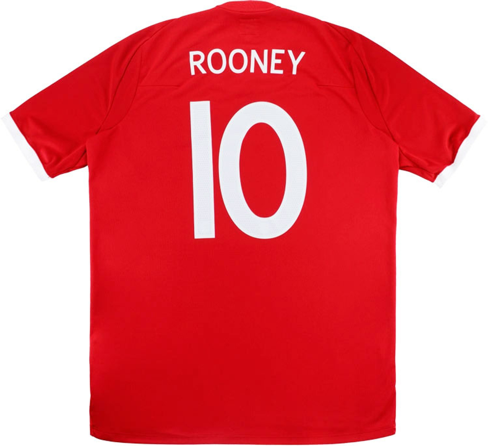 2010-11 England Away Shirt Rooney #10 (Excellent) XXL-Specials 2001-Present Names & Numbers South Africa 2010 Legends Euro 2020