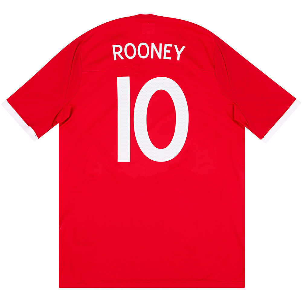 2010-11 England Away Shirt Rooney #10 (Very Good) XL