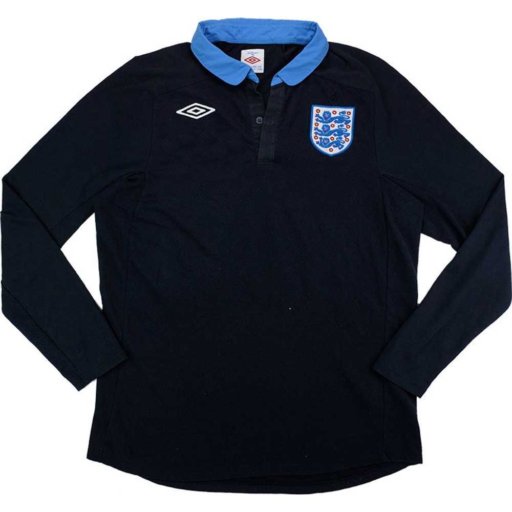 2011-12 England Away L/S Shirt (Good) L.Boys