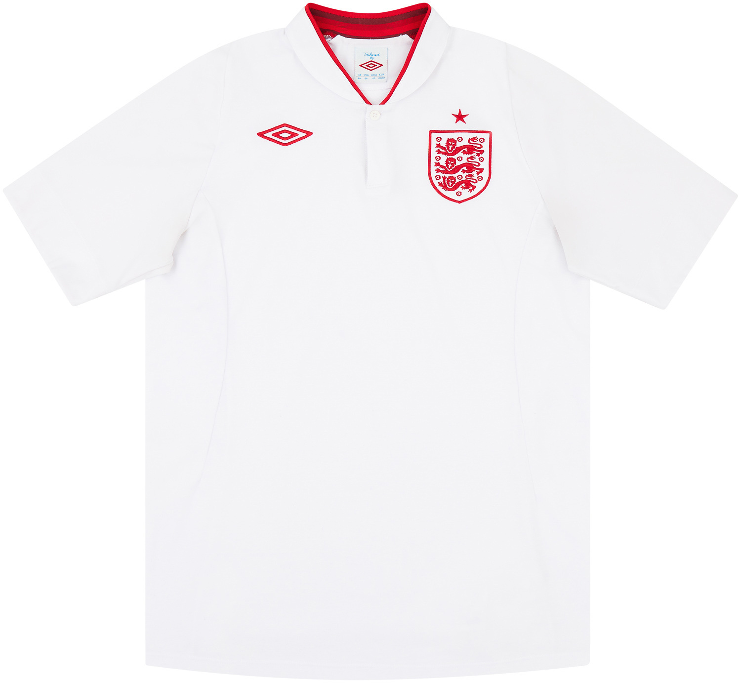 2012-13 England Home Shirt - 8/10 -