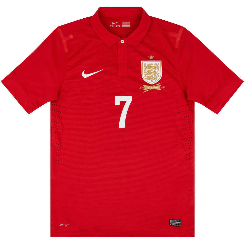 2013-14 England U-21 Match Issue '150ᵗʰ Anniversary' Away Shirt Ince #7