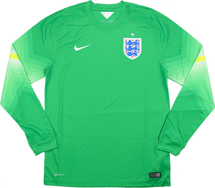 2014-15 England GK Home Shirt - 6/10 - ()