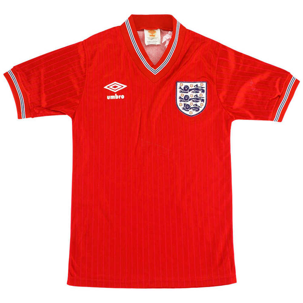 1984-87 England Away Shirt (Very Good) L.Boys