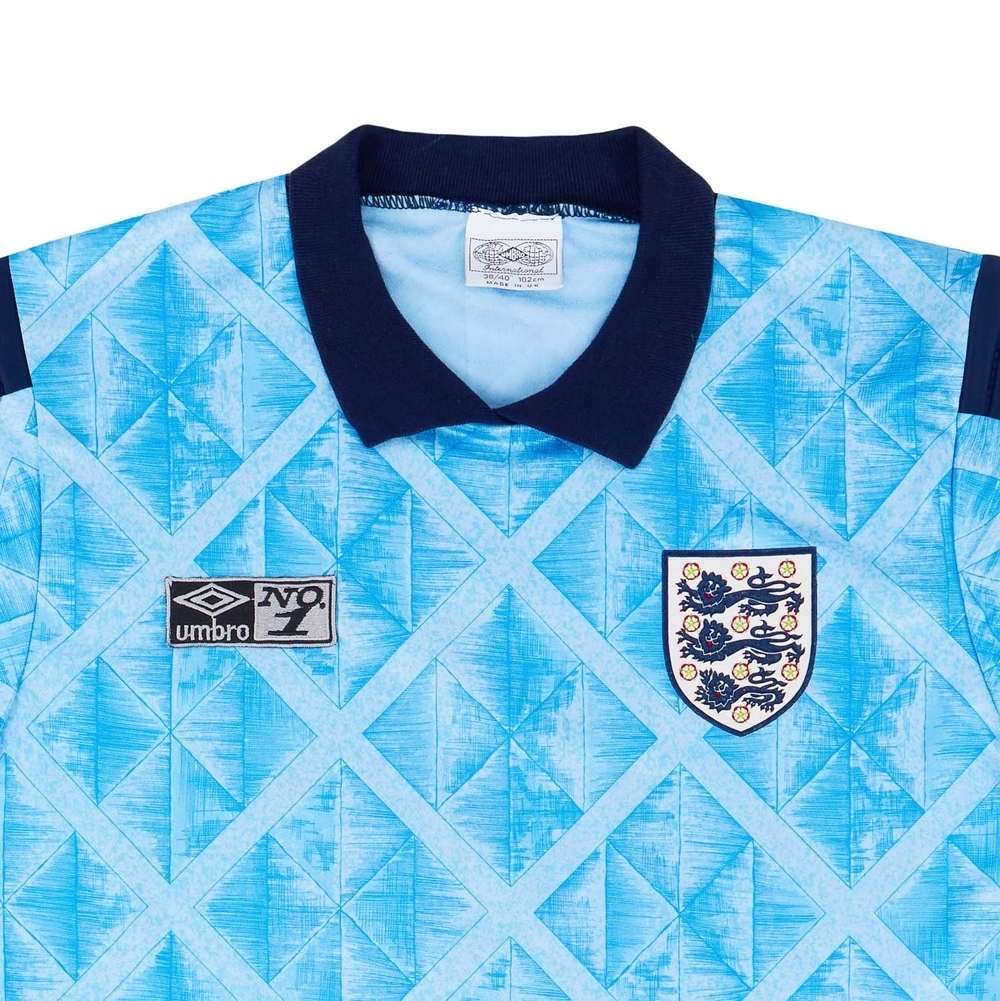 1990-92 England GK Shirt *Mint* #1 (Shilton) M