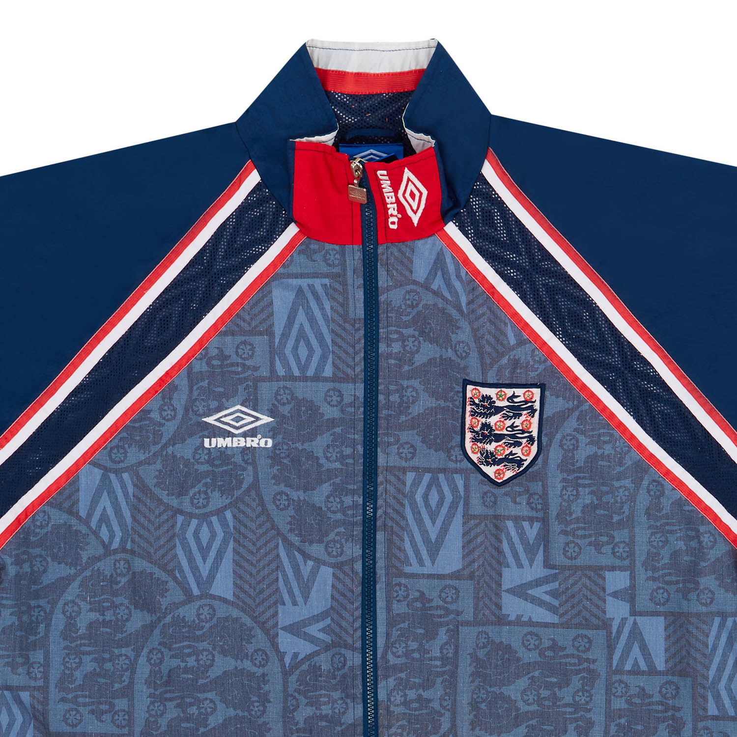 1993-95 England Umbro Track Jacket (Excellent) XL