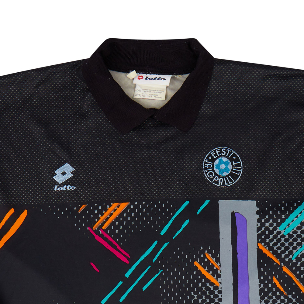 1994-96 Estonia Match Issue GK Shirt #16-Other European Match Worn Shirts Goalkeeper Match Issue