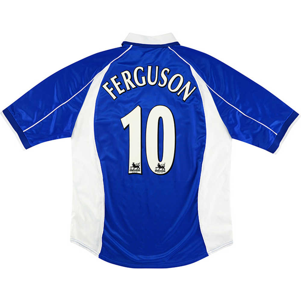 2000-02 Everton Home Shirt Ferguson #10 (Excellent) XL