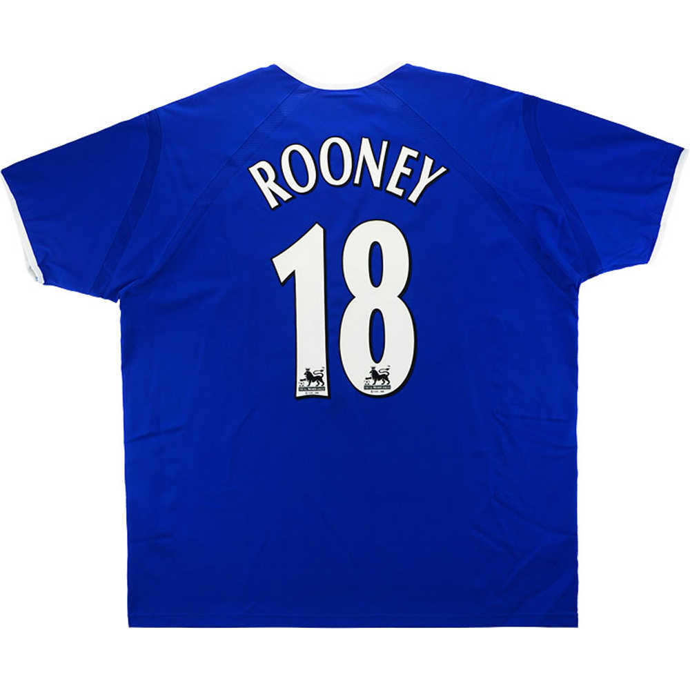 2003-04 Everton Home Shirt Rooney #18 (Excellent) L