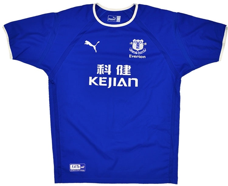 2003-04 Everton Home Shirt (Fair)