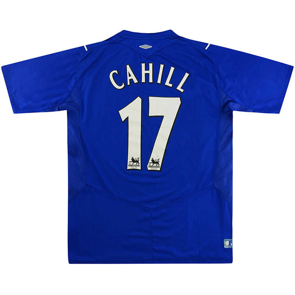 2004-05 Everton Home Shirt Cahill #17 (Very Good) L