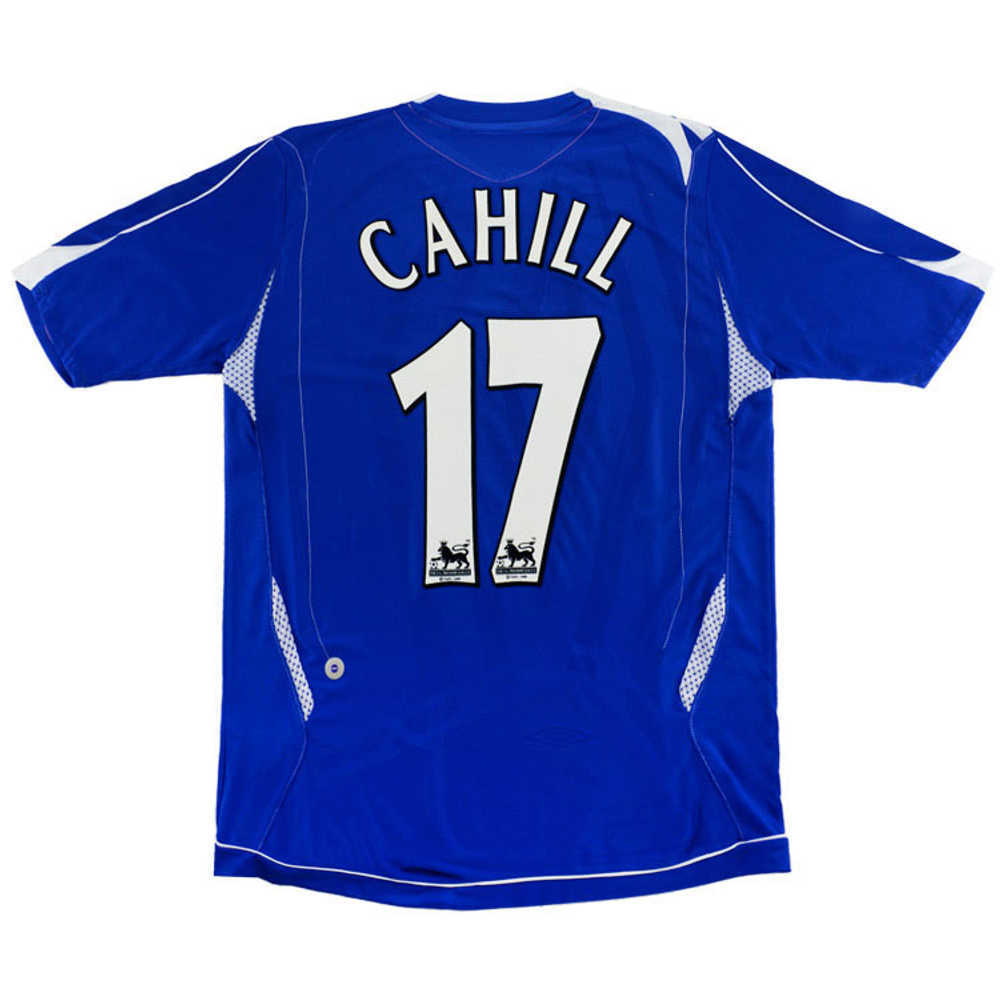 2006-07 Everton Home Shirt Cahill #17 (Very Good) L