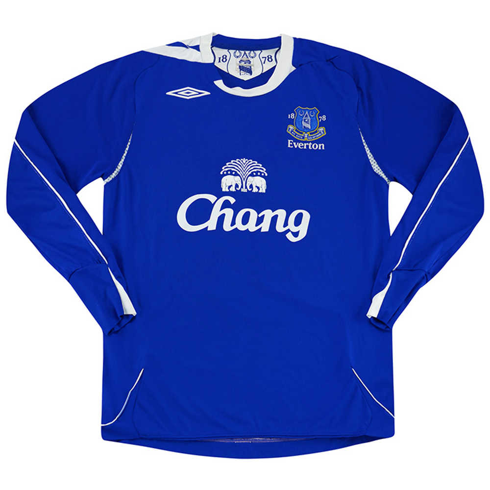 2006-07 Everton Home L/S Shirt (Very Good) L